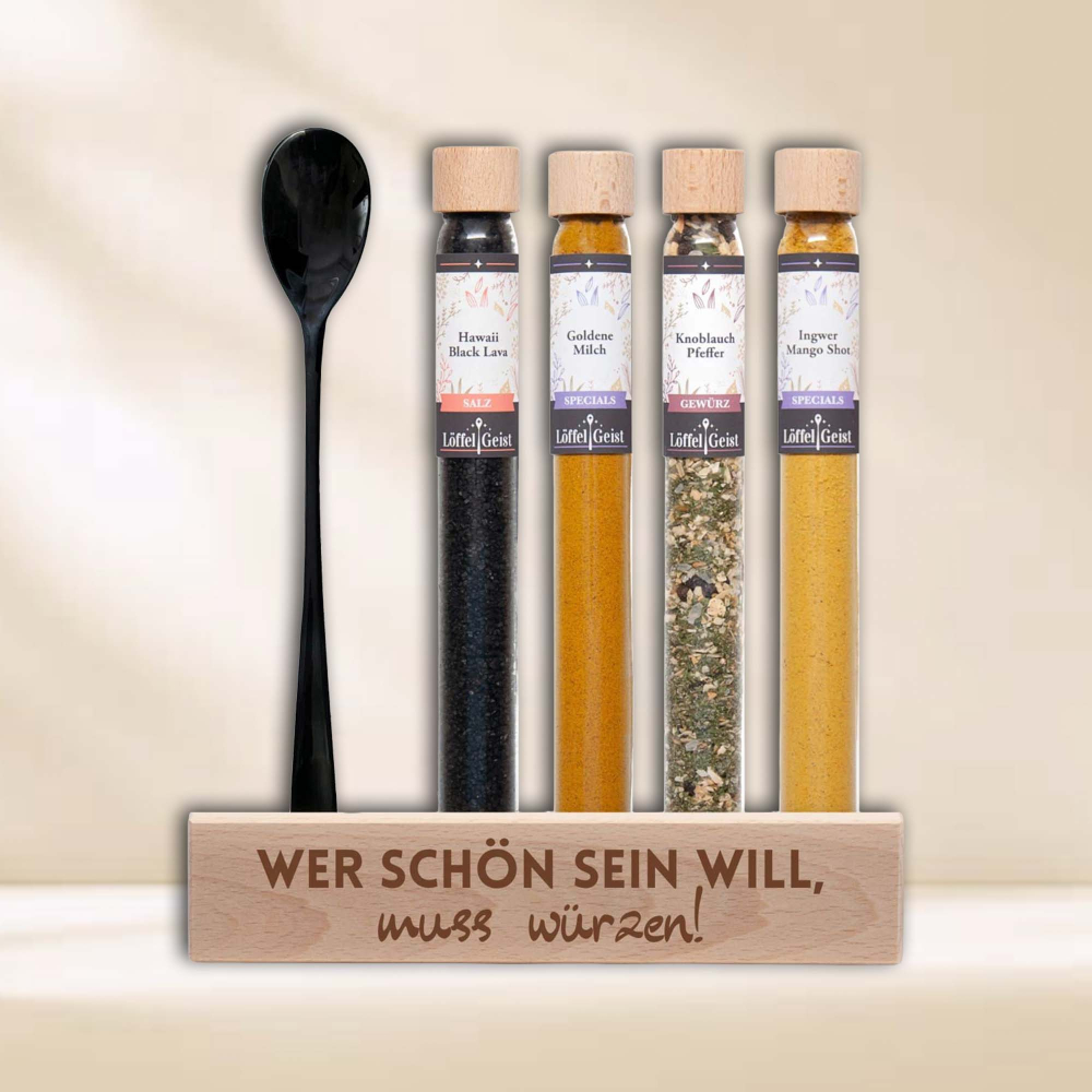 Preview: Wer schön sein will, muss würzen! - Gewürzset